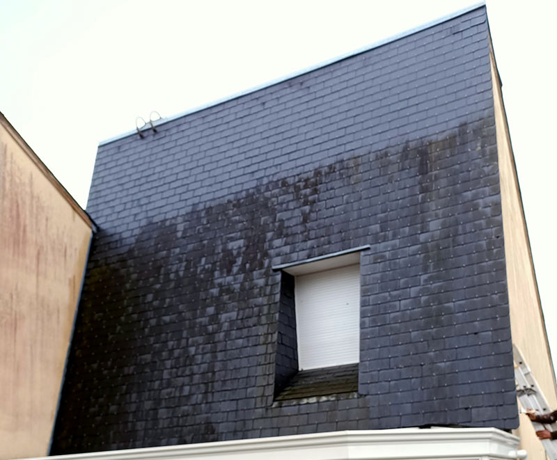 Nettoyage toiture - Patrick toiture 41 : couvreur dans le Loir-et-Cher (41). Démoussage traitement anti mousse et nettoyage basse pression toiture. Application d’un Vernis incolore et d’une peinture hydrofuge toiture colorée : I. Patrick toiture 41 intervient sur BLOIS, LAMOTTE-BEUVRON et dans tout le LOIR-ET-CHER (41)